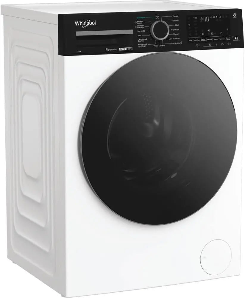 Piscina Whirlpool FRONT LOADER - colore Nero/Bianco - con Wi-Fi - 12kg