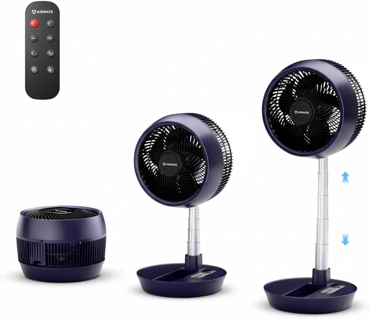 Ventilatore AIRMATE - con telecomando, con timer, silenzioso - 63 cm