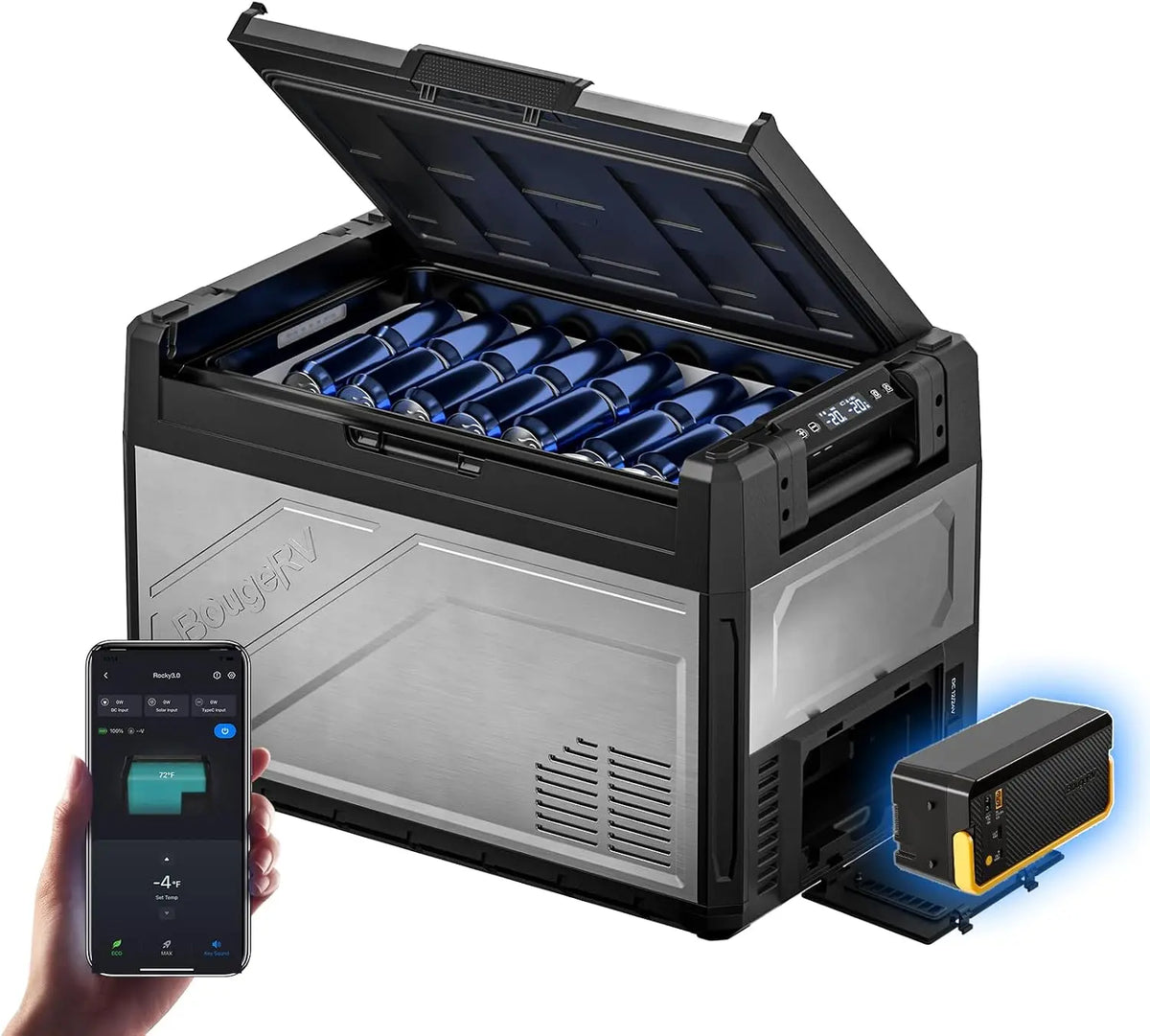 Batteria ricaricabile BougeRV - 240Wh, 52L
