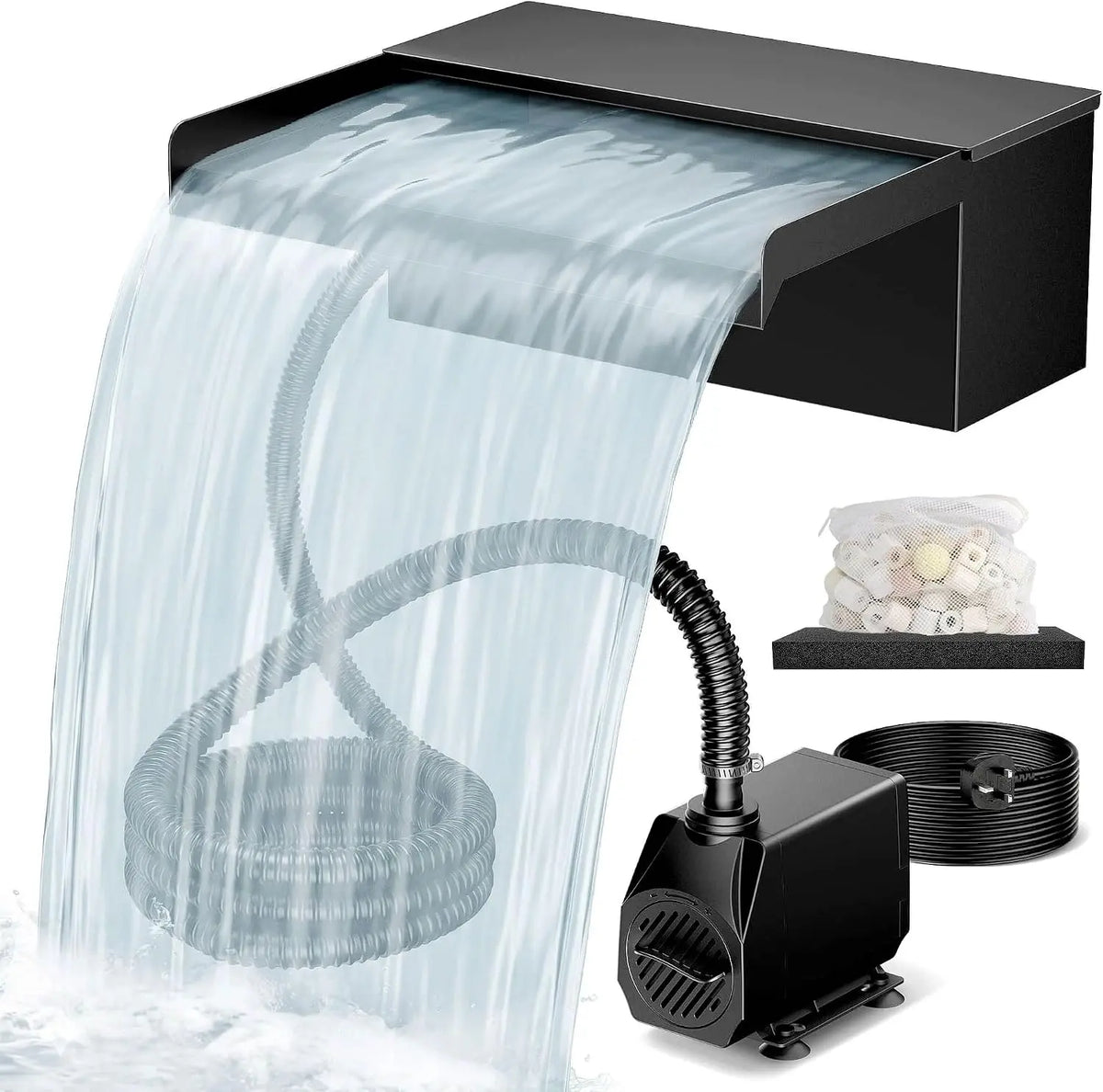 Pompa elettrica Biling - colore Argento - 40 W, 2500 l, 30 cm