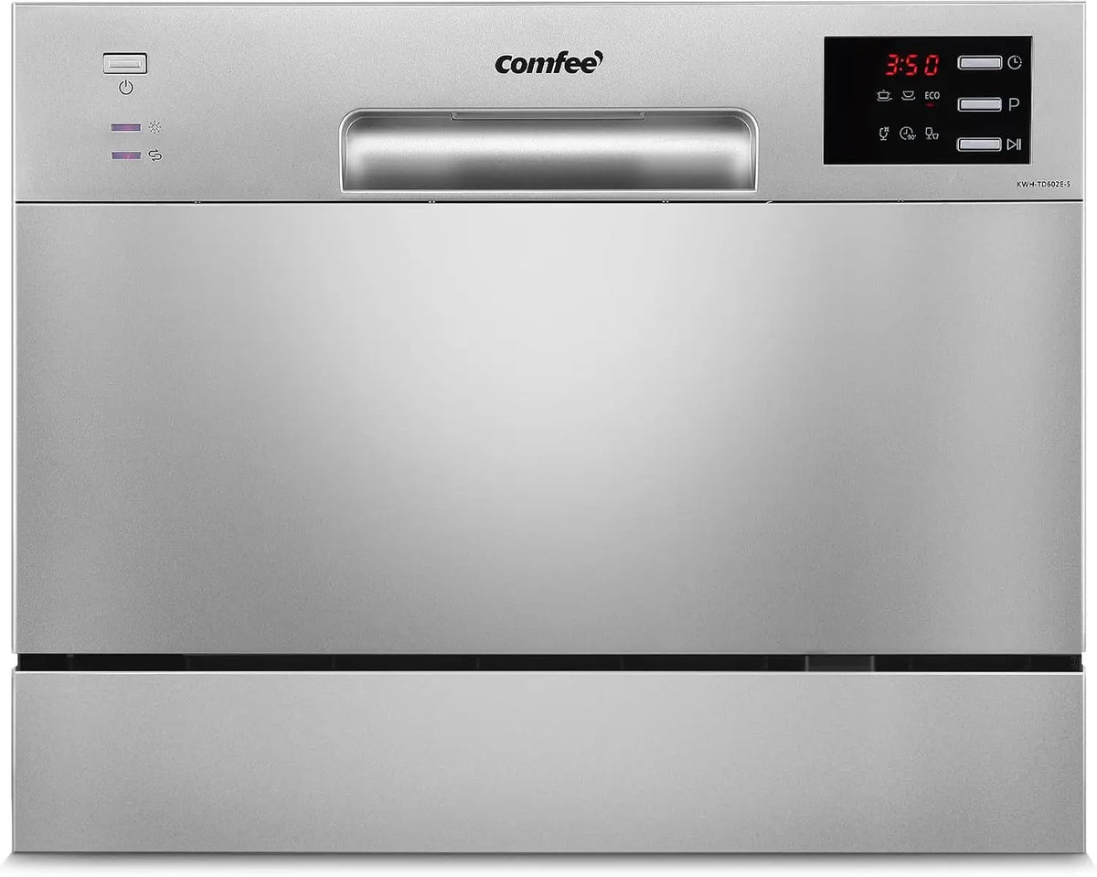 Lavastoviglie COMFEE' - colore Argento - con display digitale, a LED