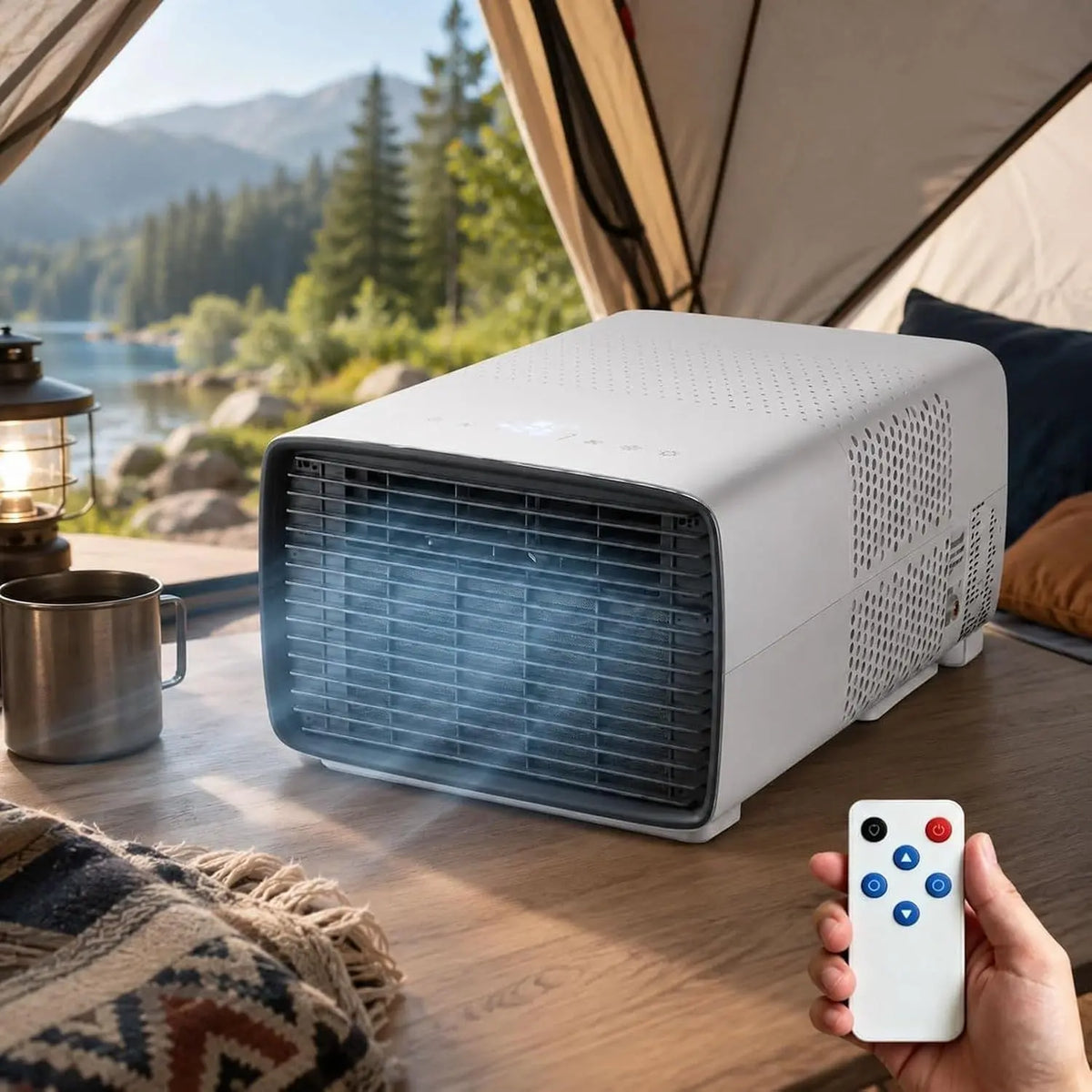 Climatizzatore portatile - portatile, silenzioso, multifunzione - 2700 BTU, 280W, 45dB