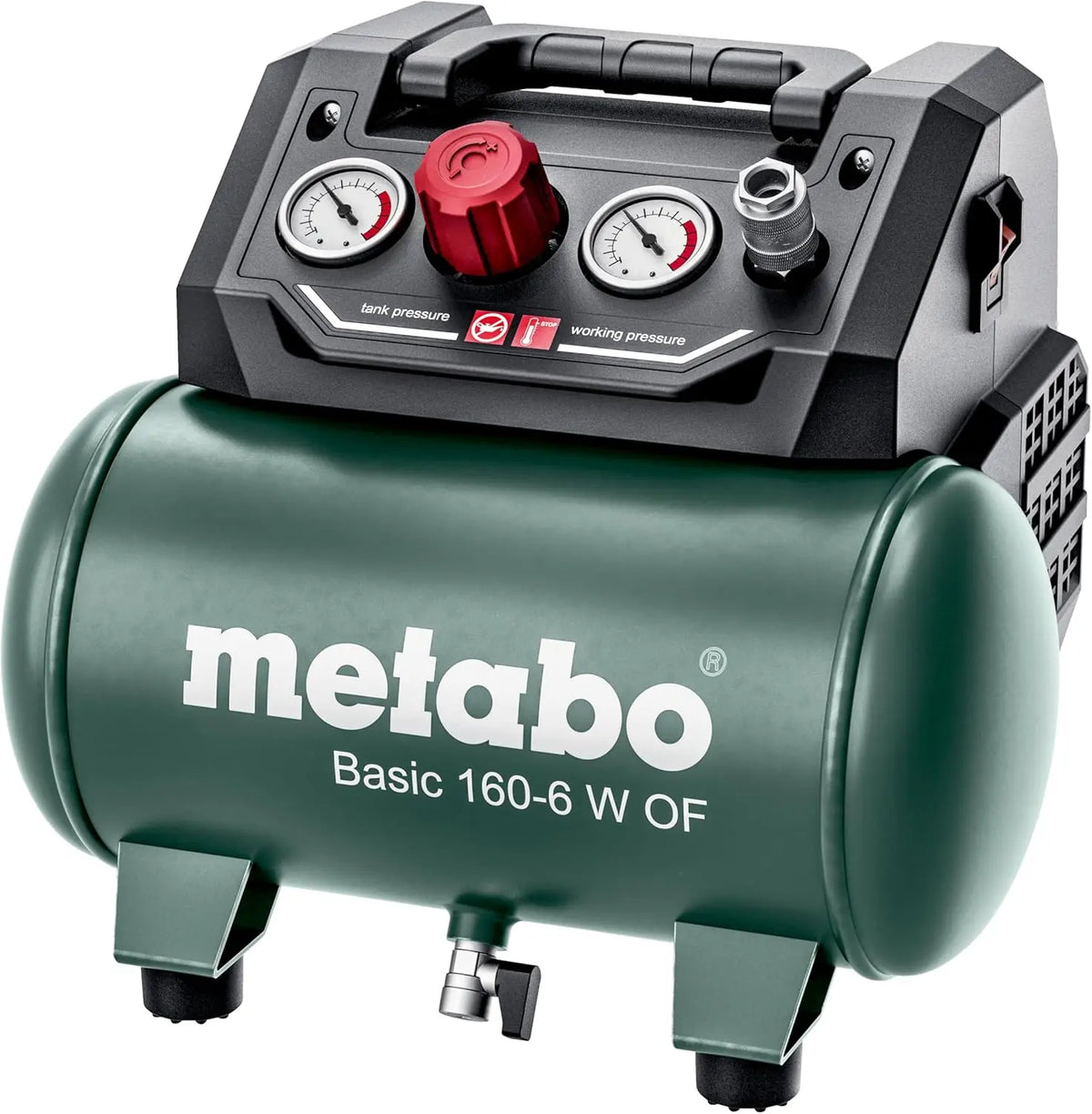 Compressore d'aria Metabo - 6 W, 6 l, 8 Bar