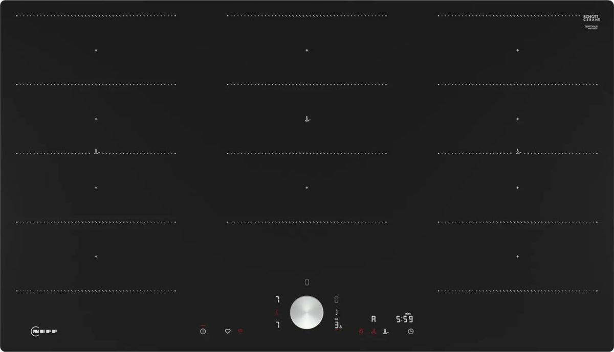 Piano cottura a induzione NEFF T69PTX4L0 - automatico, con controllo intelligente - 90 cm