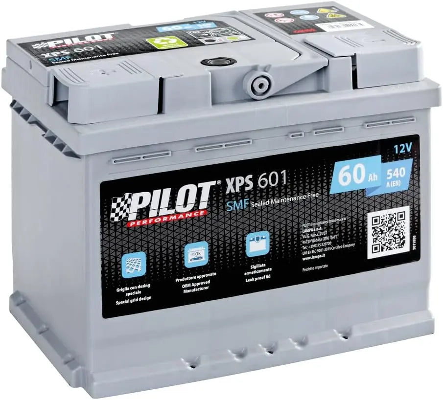 Batteria ricaricabile PILOT XPS601 - 12V, 60 Ah