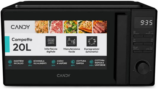Forno a microonde Candy - colore Nero - 700W, 20 Litri