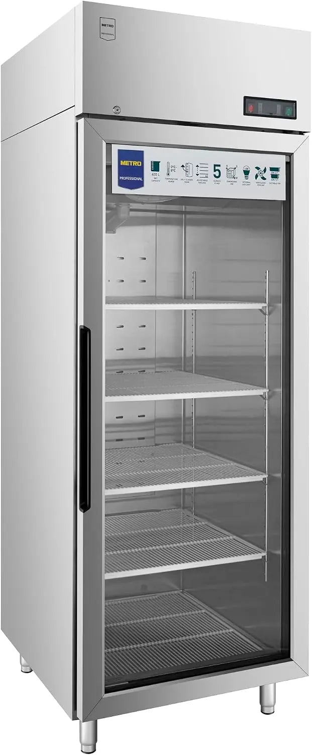 Frigorifero METRO - colore Argento - a LED, regolabile - 450L