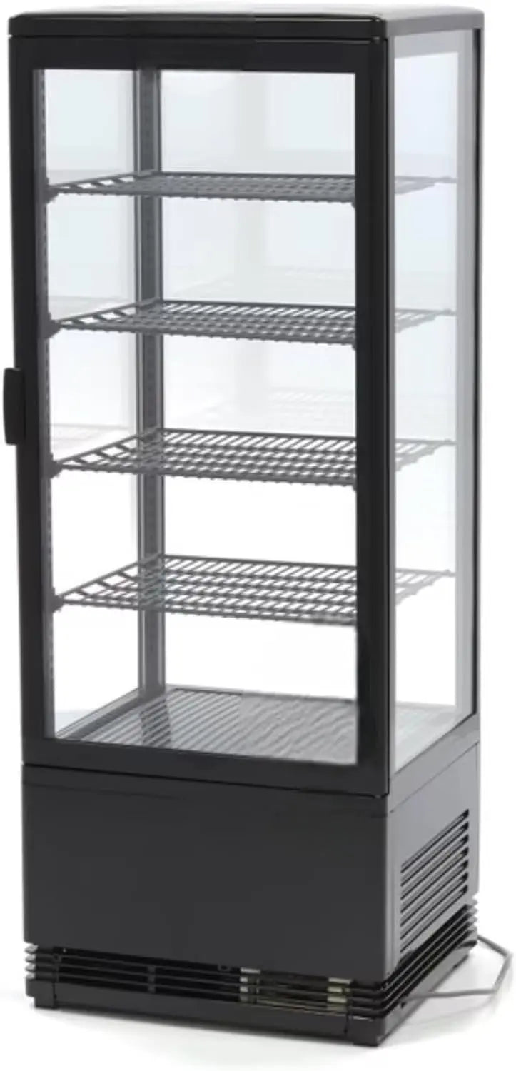 Cantinetta refrigerata Générique - colore Nero/Bianco - a LED - 98L