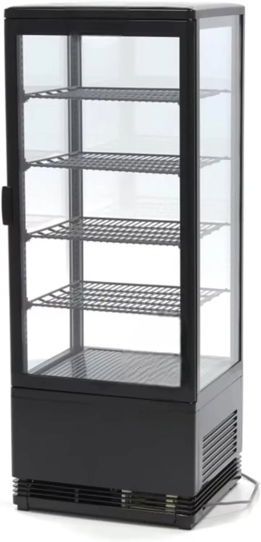 Cantinetta refrigerata Générique - colore Nero/Bianco - a LED - 98L