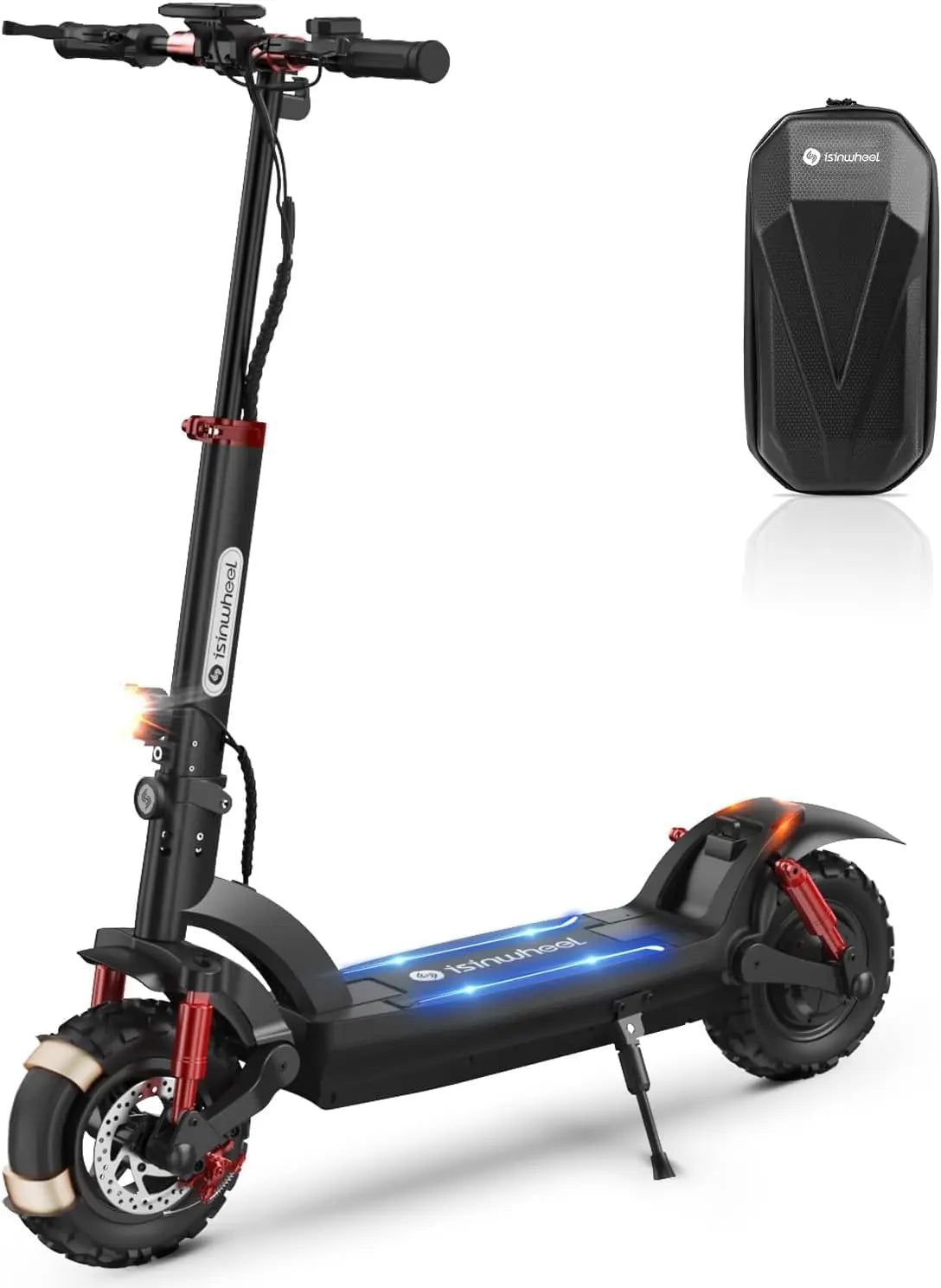 Monopattino elettrico isinwheel GT2 - a LED, pieghevole - 48V, 15Ah, 60 km