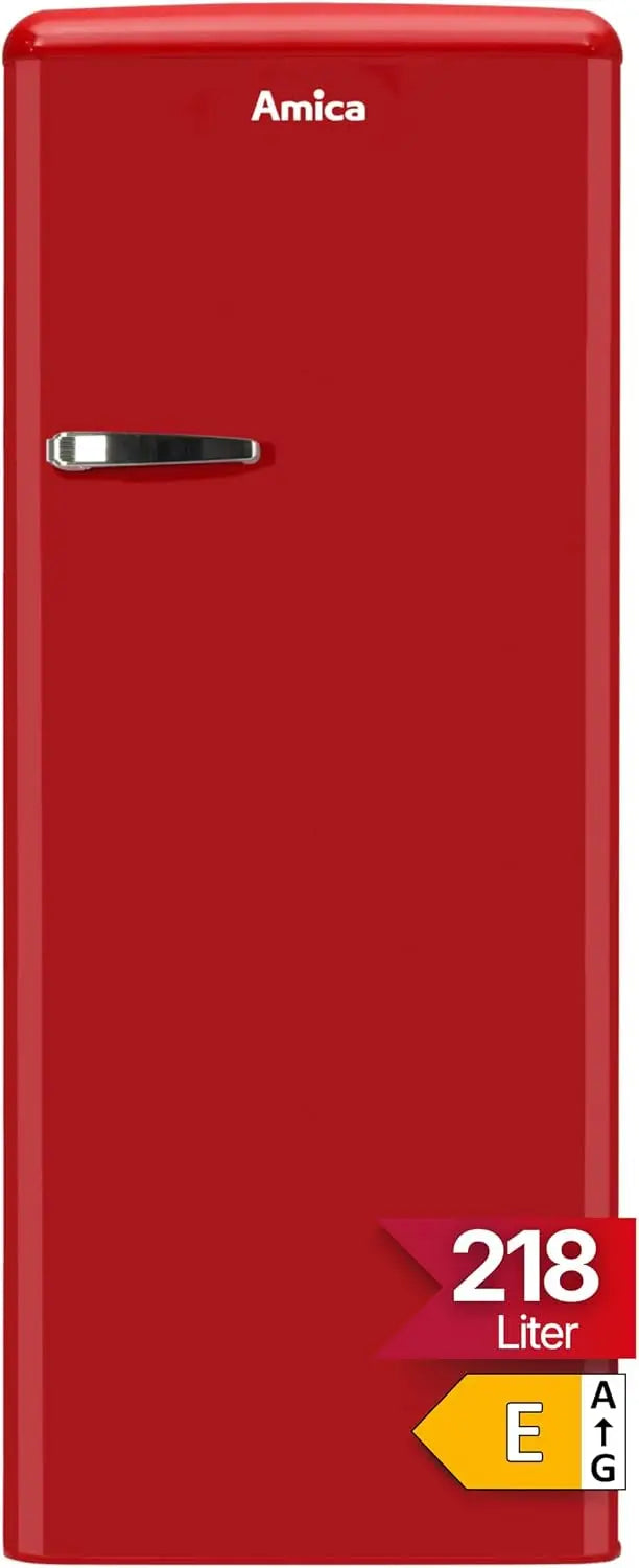 Congelatore Amica KSR 364 - colore Rosso - a LED - 218 L