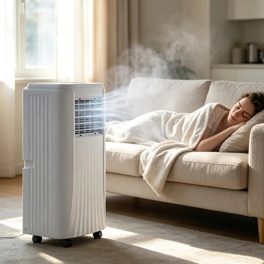 Climatizzatore portatile - con telecomando, con timer, con display digitale - 12000 BTU, 9000BTU