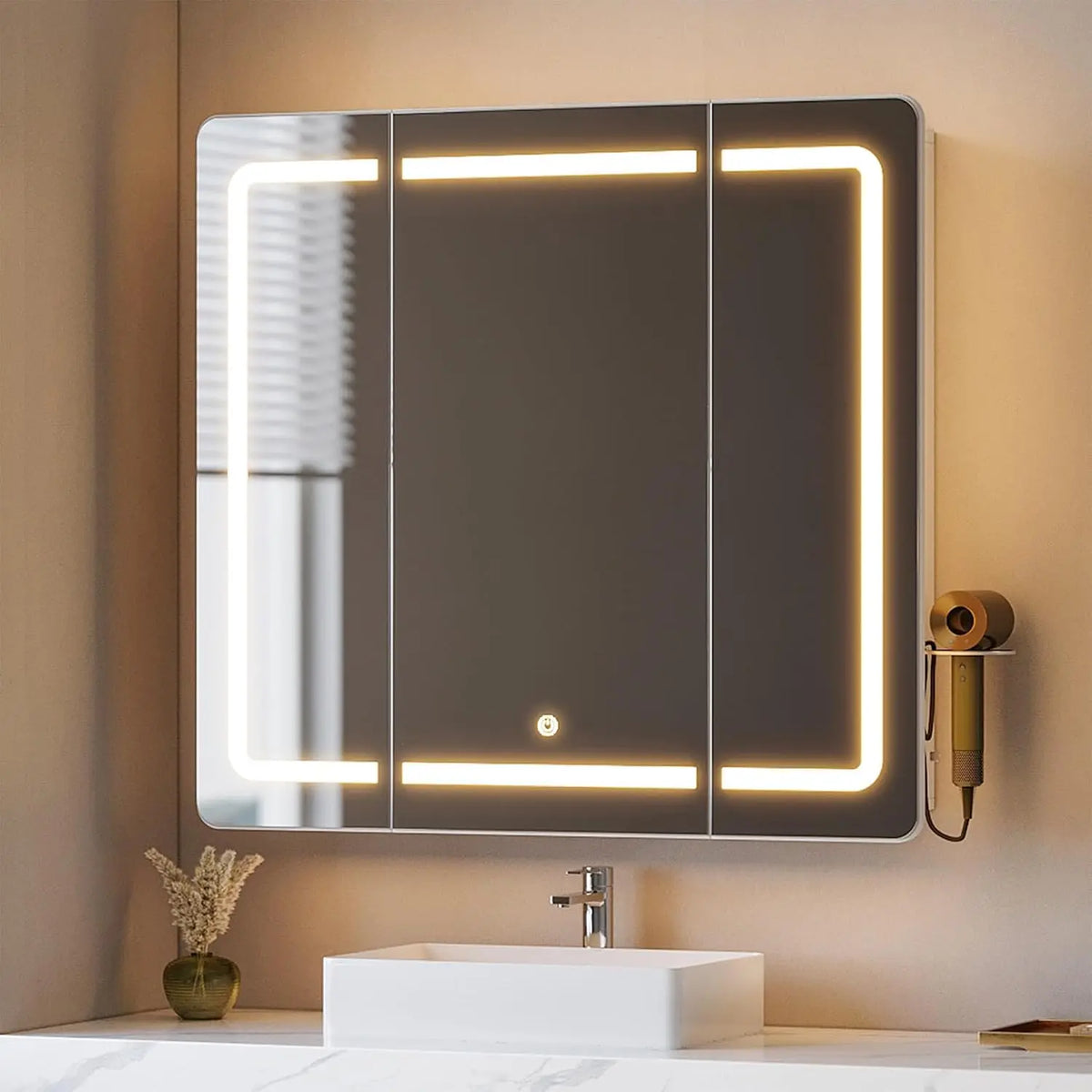 Specchio Hzuaneri - a LED - 75 cm