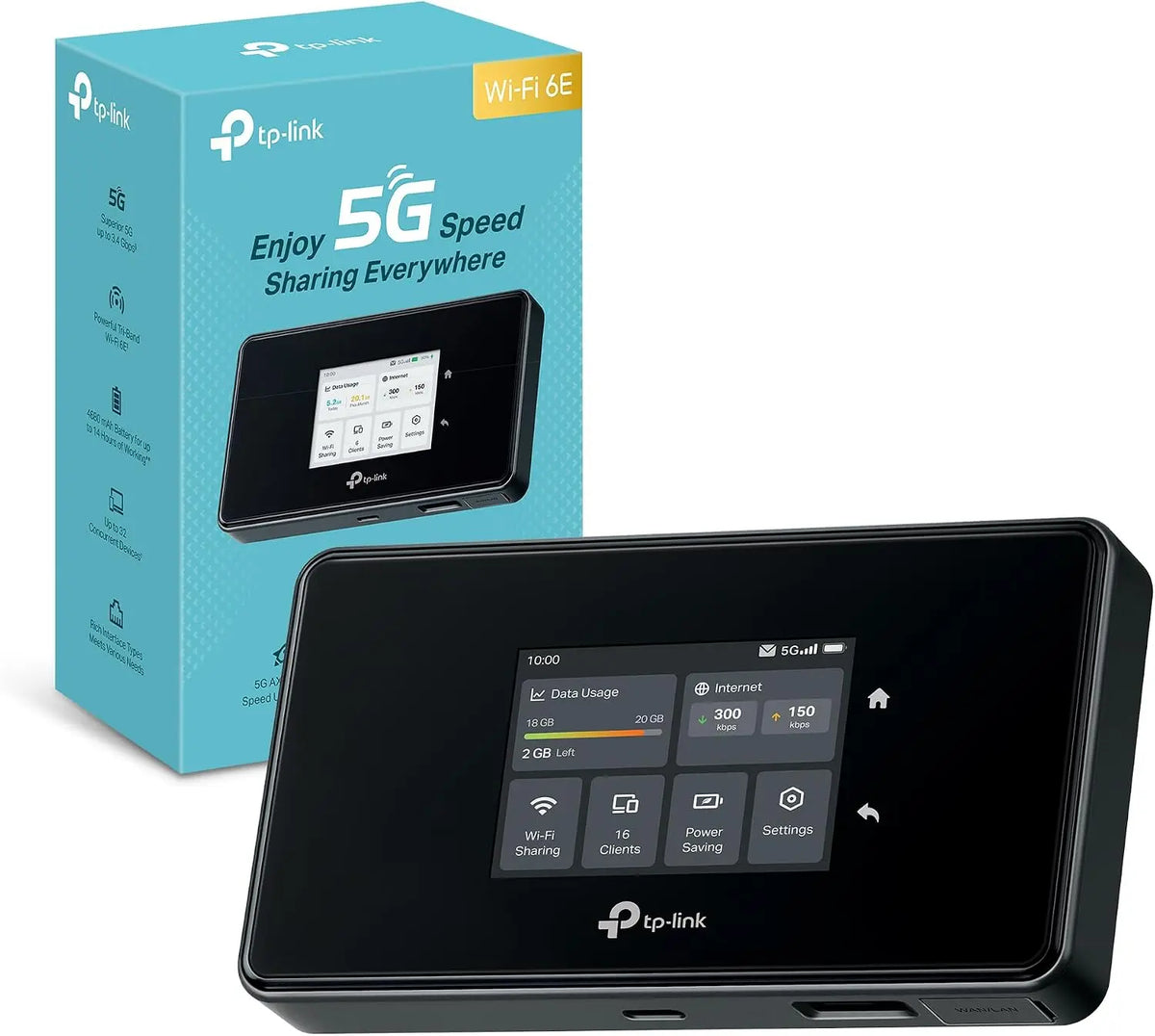 Prodotto per casa e tempo libero TP-Link M8550 - con Wi-Fi, con display digitale