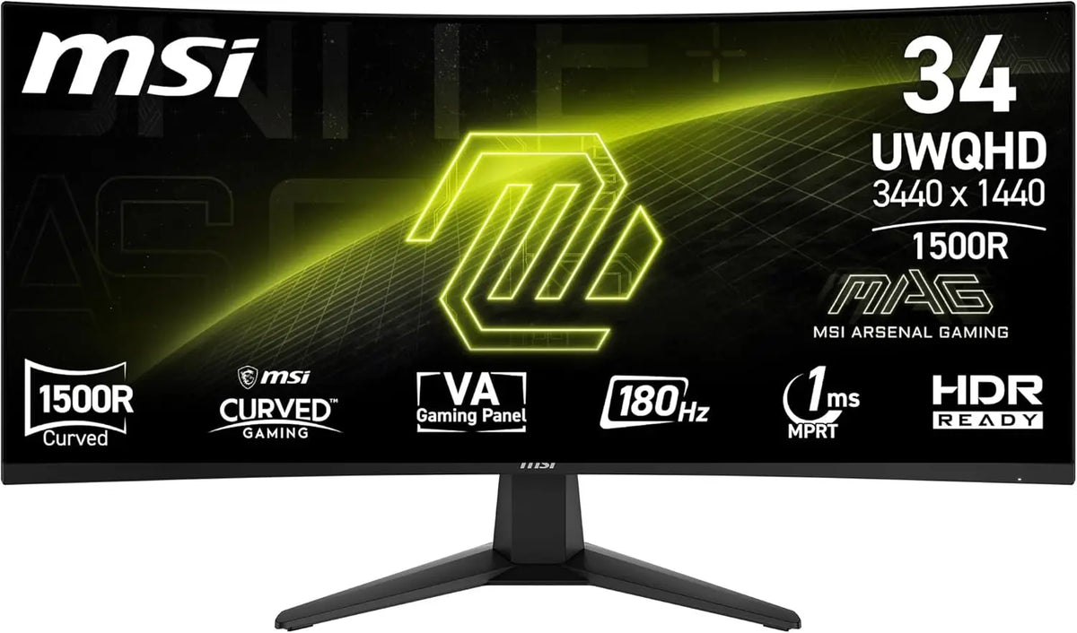 Monitor msi MAG 346CQ - colore Nero