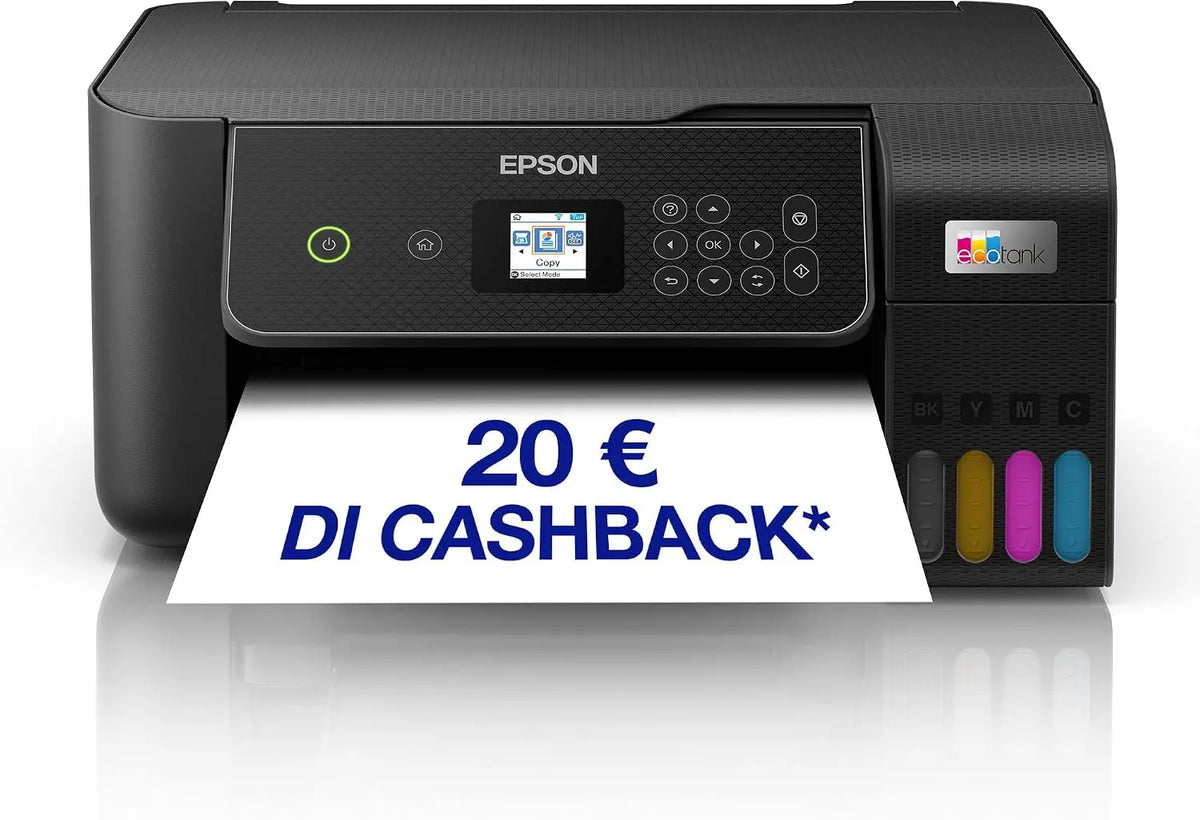 Stampante multifunzione Epson - con Wi-Fi, con display digitale - 3.7 cm