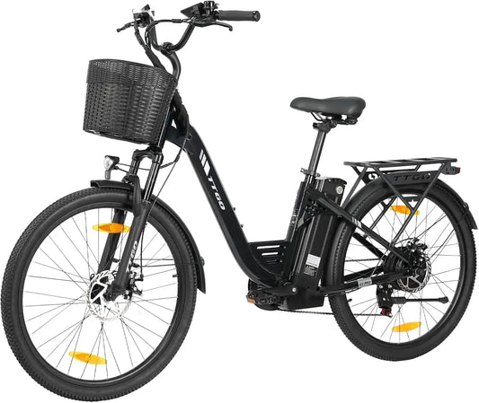 Bicicletta elettrica ttgo - con display digitale - 36 V, 18 Ah, 26 pollici