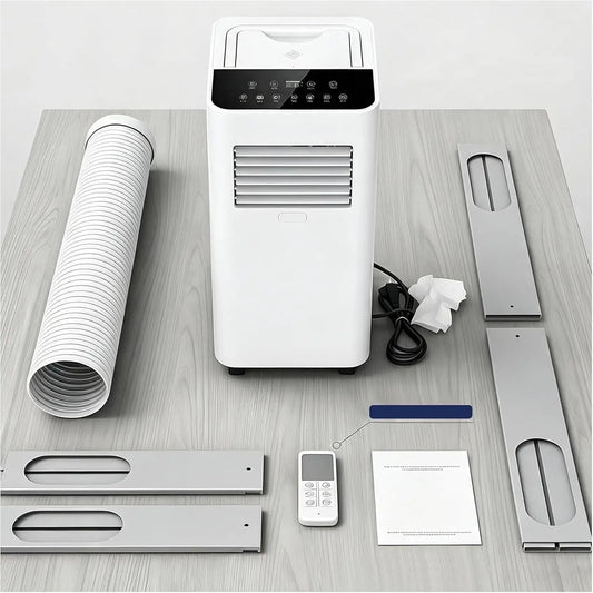 Climatizzatore portatile - con timer, portatile, multifunzione - 7000 BTU