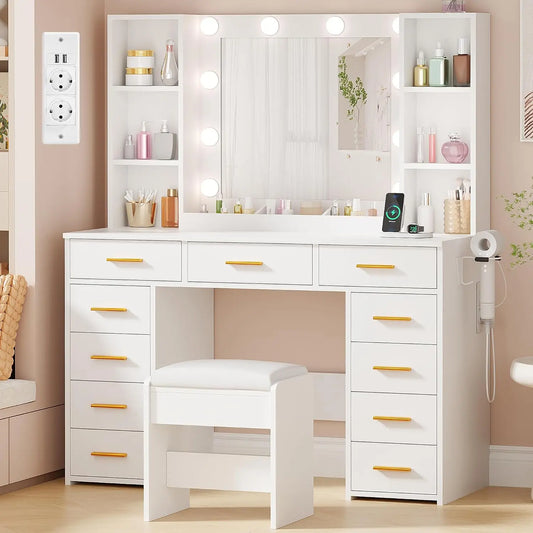 Specchio ANWBROAD - colore Bianco