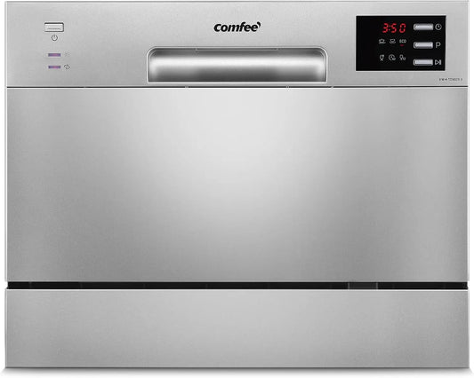 Lavastoviglie COMFEE' - colore Argento - con display digitale, a LED