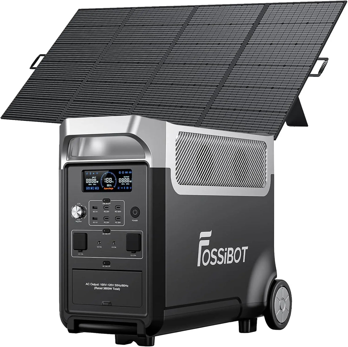 Stazione di alimentazione portatile FOSSiBOT F3600 - portatile - 420W, 3840Wh, 3600W