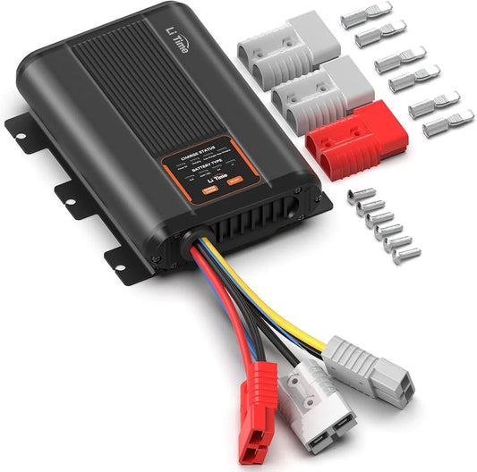 Caricabatterie LiTime 12V 40A - con controllo intelligente - 12V