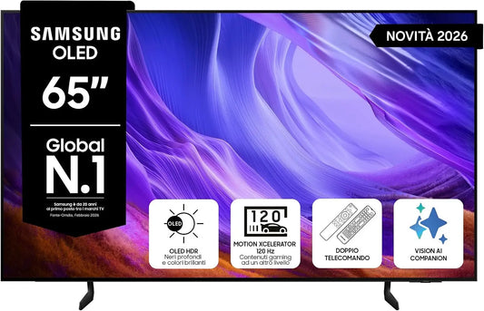 Televisore Samsung 65' QE65S83HAEXZT - con controllo intelligente