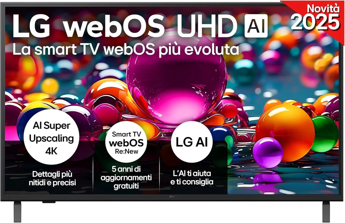 Televisore LG - con Wi-Fi, con controllo intelligente - 50 pollici