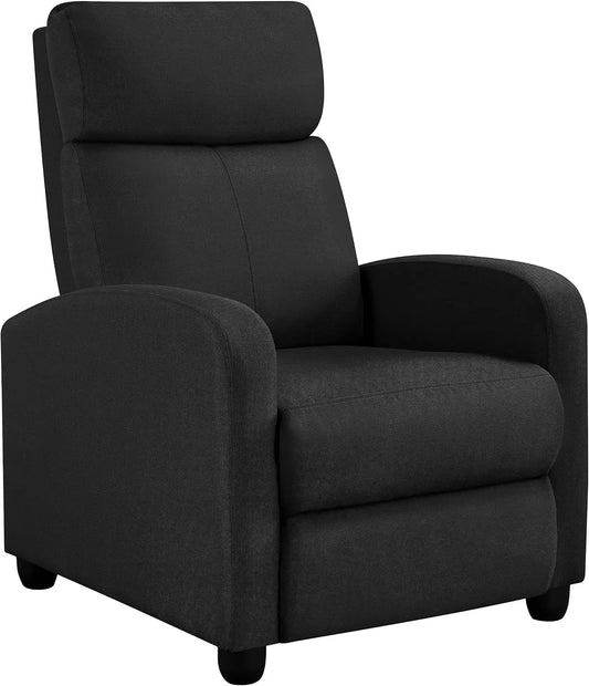 Poltrona Yaheetech - colore Nero - regolabile